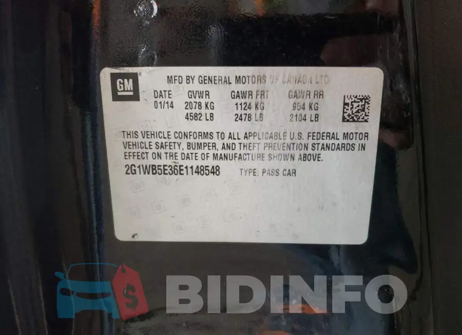 2G1WB5E36E1148548 Photo# 12