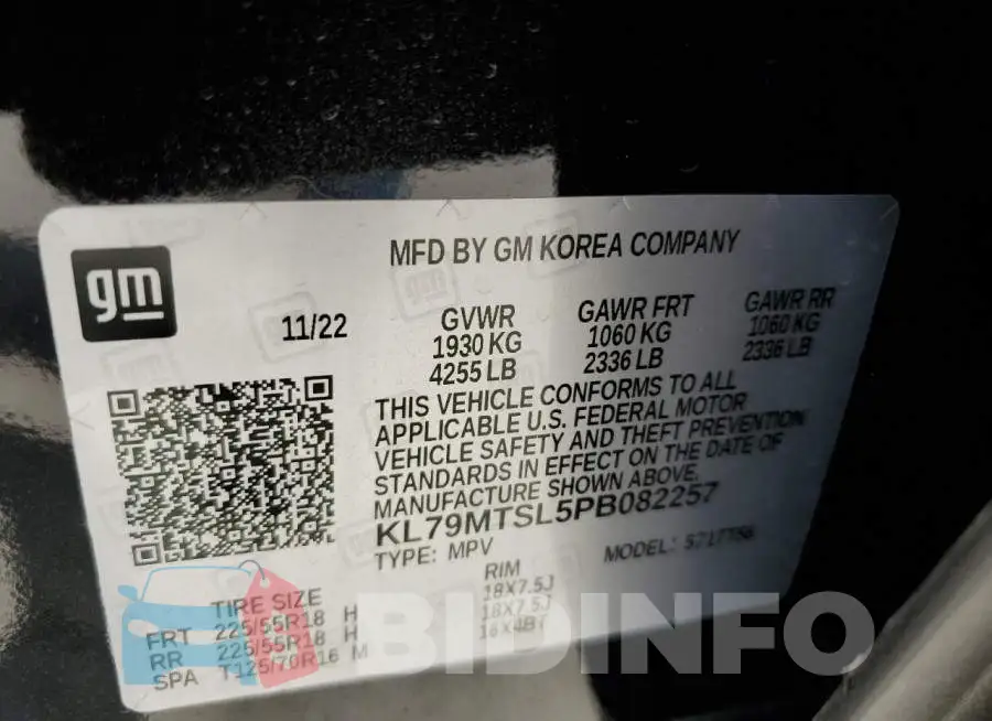 KL79MTSL5PB082257 Photo# 13