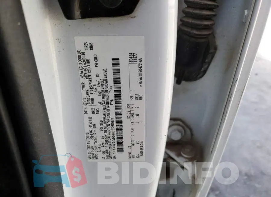 1FT7W2A60HEE25051 Photo# 12