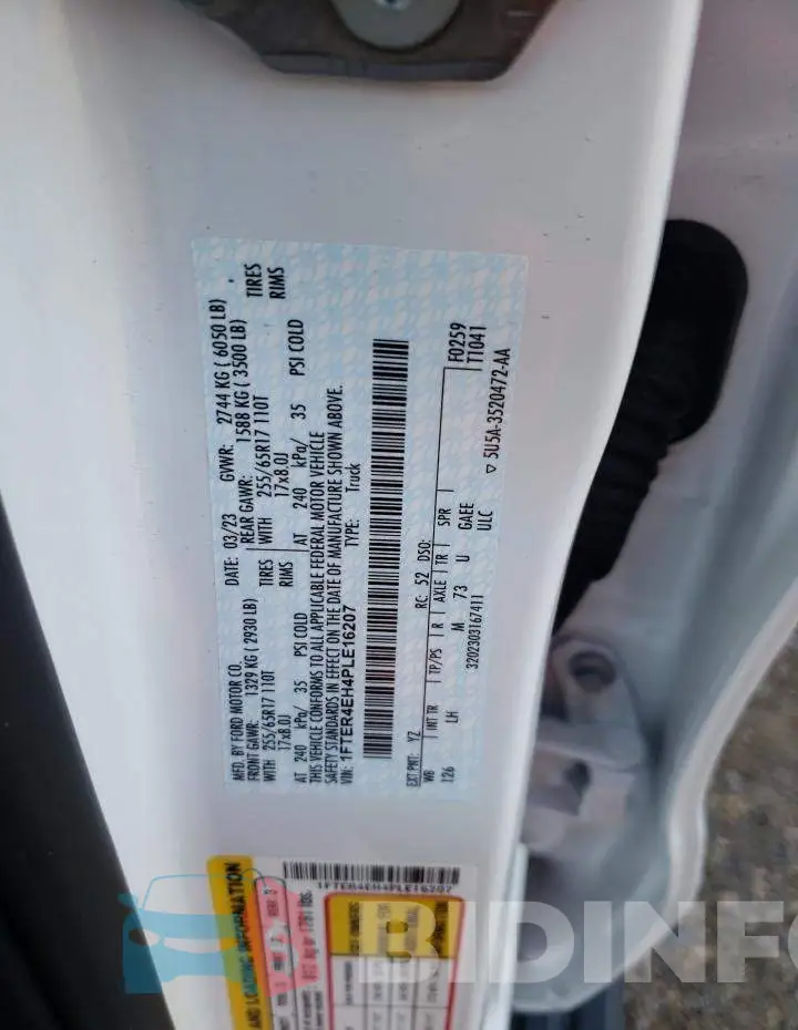 1FTER4EH4PLE16207 Photo# 12