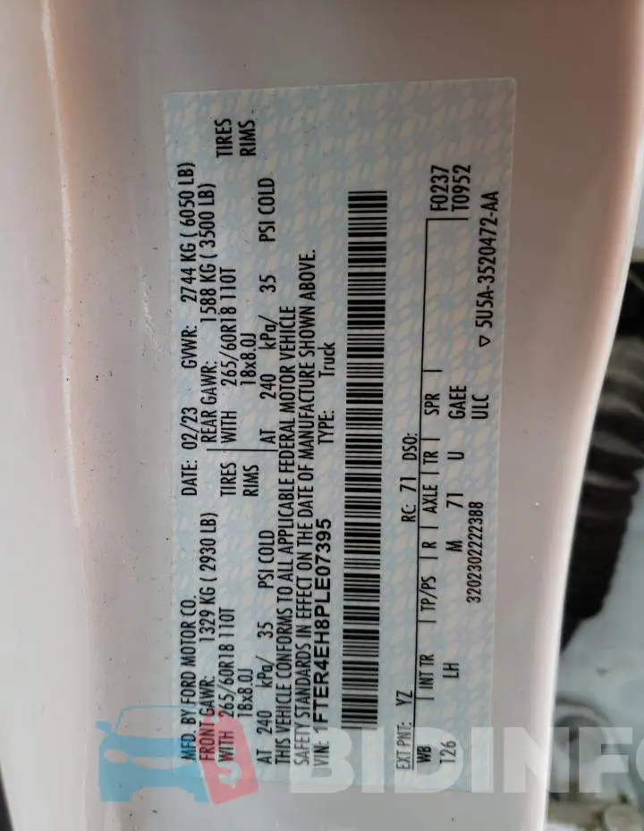1FTER4EH8PLE07395 Photo# 12