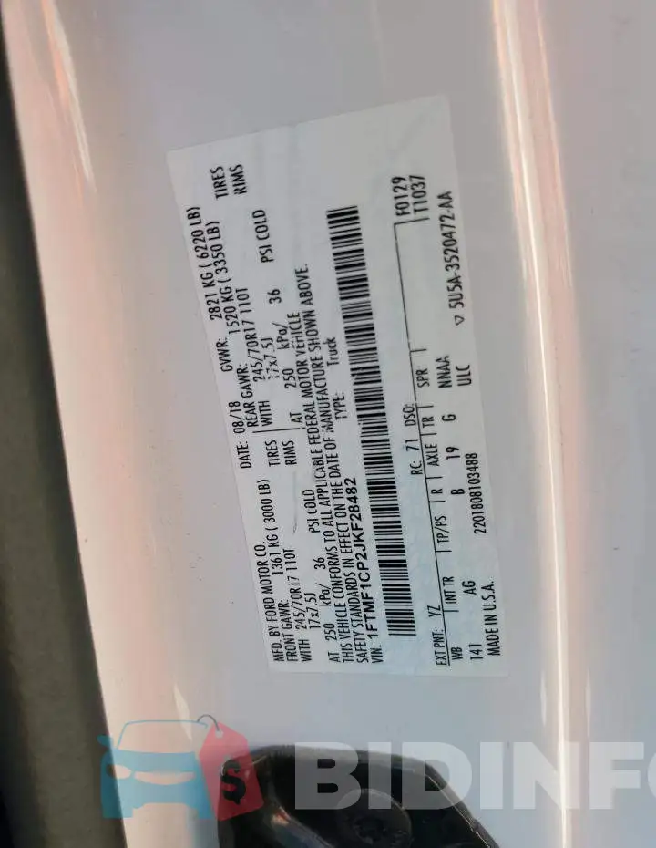 1FTMF1CP2JKF28482 Photo# 12