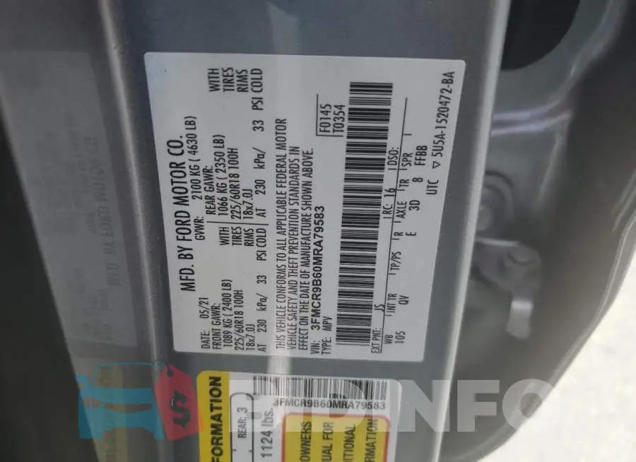 3FMCR9B60MRA79583 Photo# 12