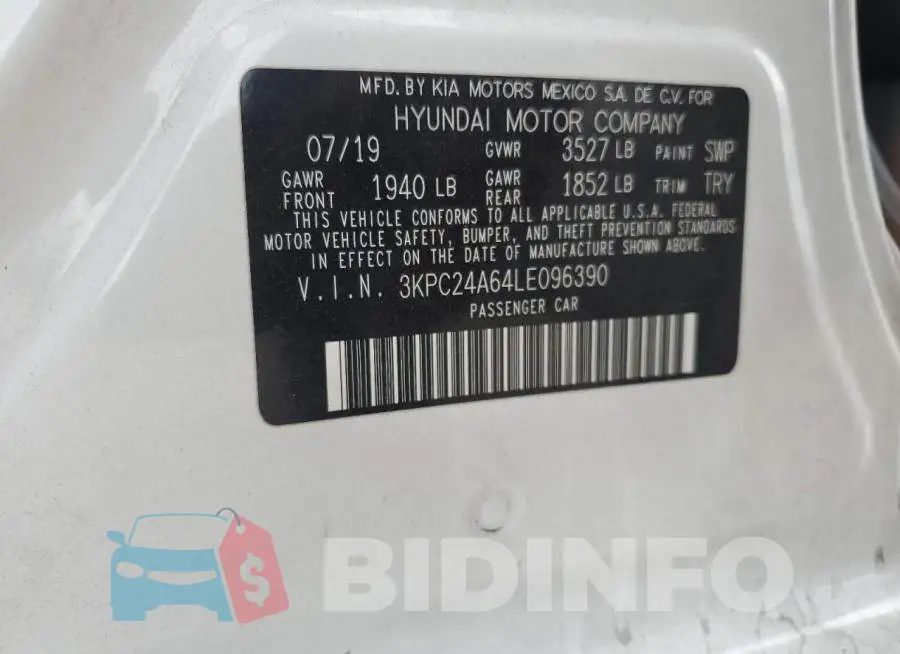 3KPC24A64LE096390 Photo# 13