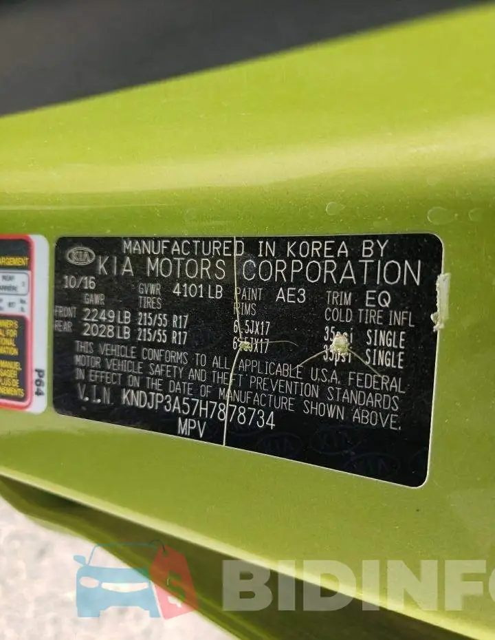 KNDJP3A57H7878734 Photo# 12
