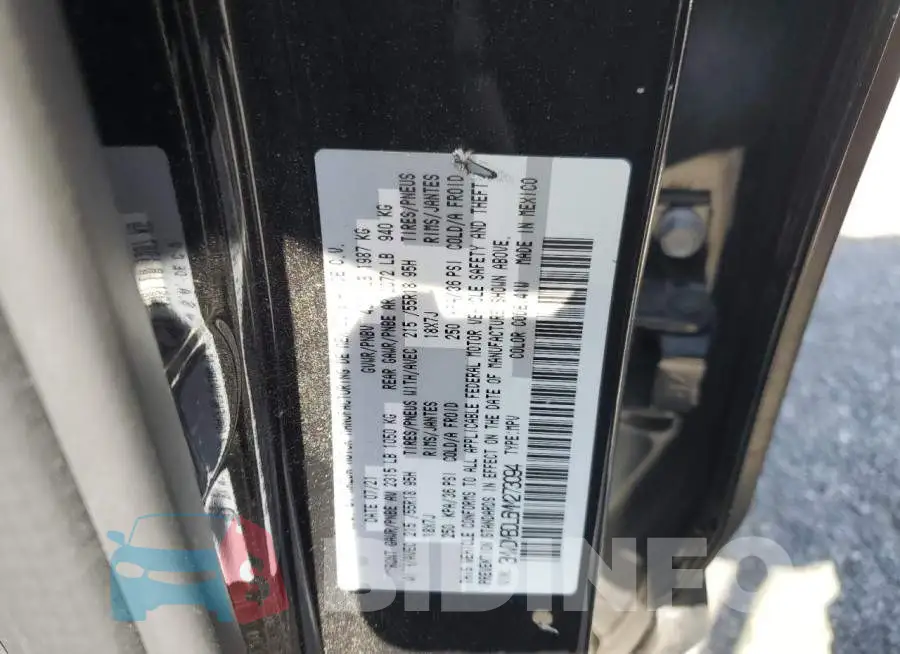 3MVDMBDL6MM273094 Photo# 13