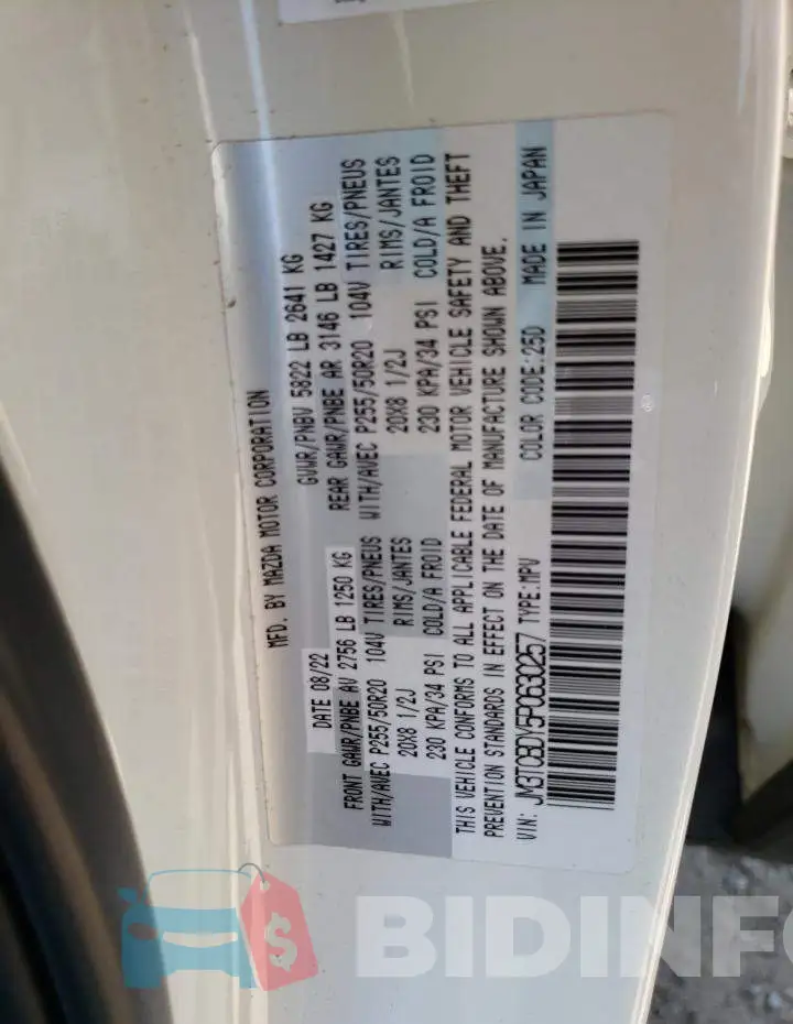 JM3TCBDY5P0630257 Photo# 13