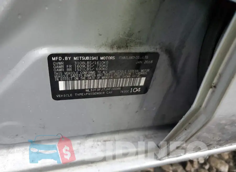 ML32F3FJ7JHF10086 Photo# 12