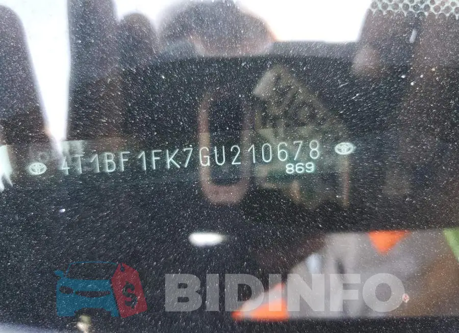 4T1BF1FK7GU210678 Photo# 12