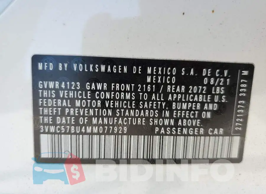3VWC57BU4MM077929 Photo# 12