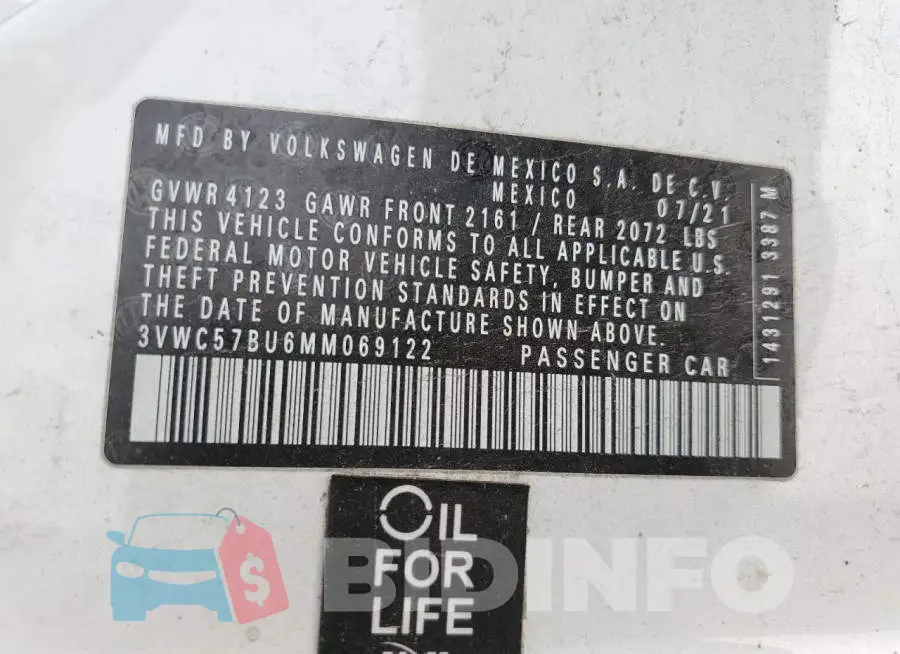 3VWC57BU6MM069122 Photo# 13