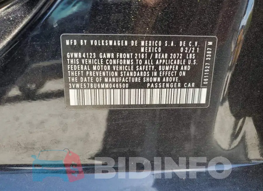 3VWE57BU6MM046500 Photo# 12