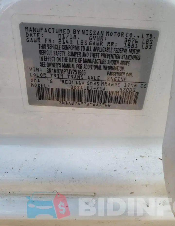 3N1AB7AP7JY251966 Photo# 12