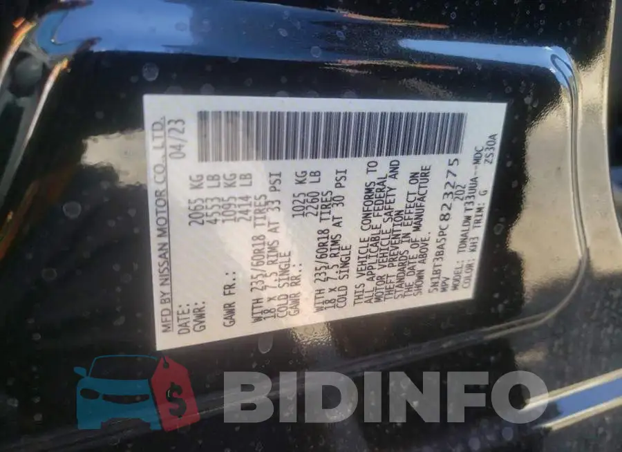 5N1BT3BA5PC823275 Photo# 14