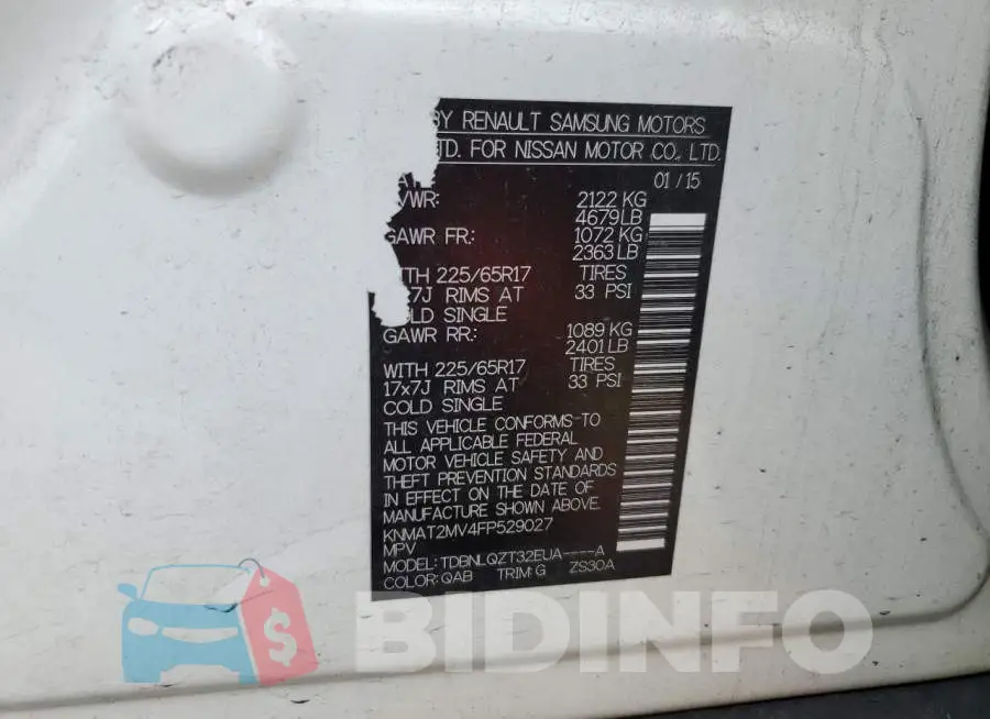 KNMAT2MV4FP529027 Photo# 13