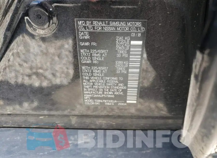 KNMAT2MV6JP573846 Photo# 13