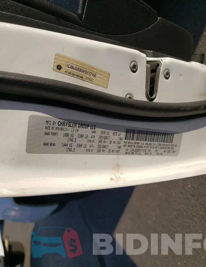 1C4NJDEB5FD177150 Photo# 13