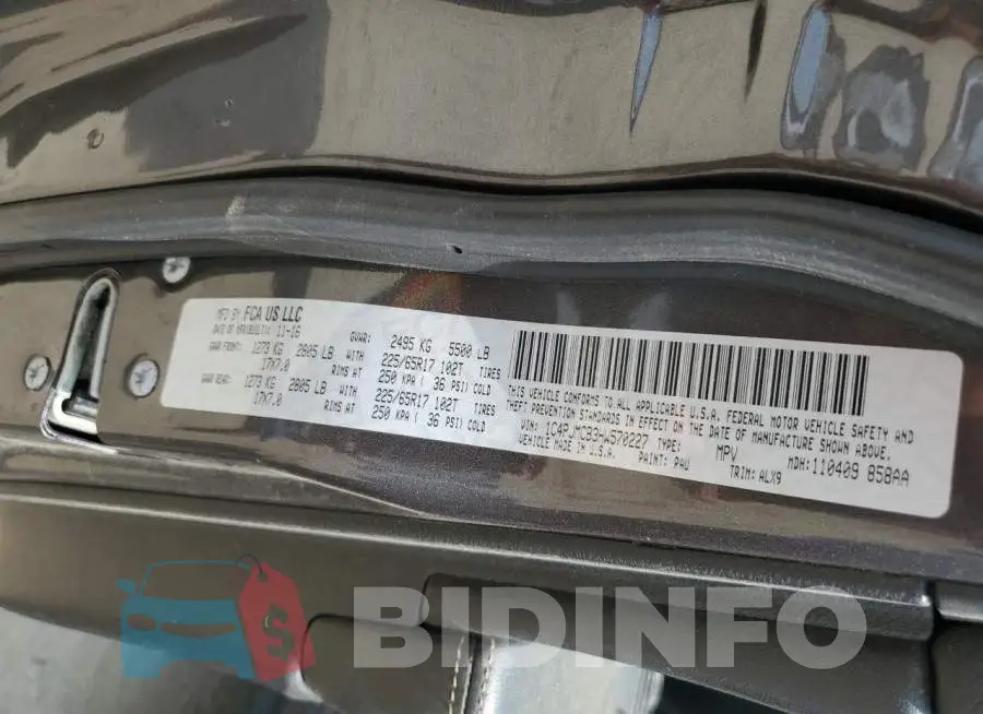 1C4PJMCB3HW570227 Photo# 13