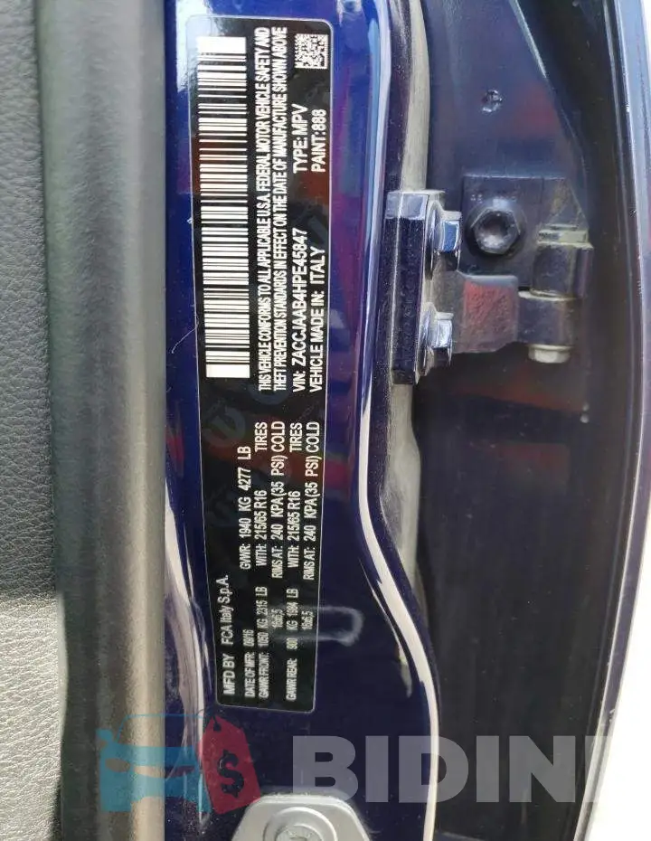 ZACCJAAB4HPE45847 Photo# 12