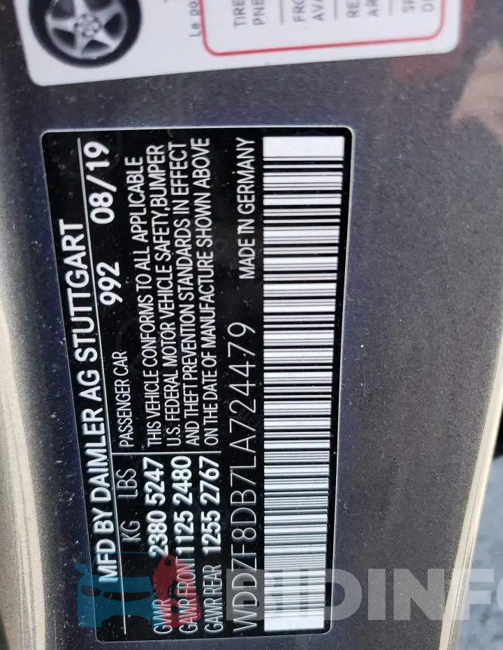 WDDZF8DB7LA724479 Photo# 12