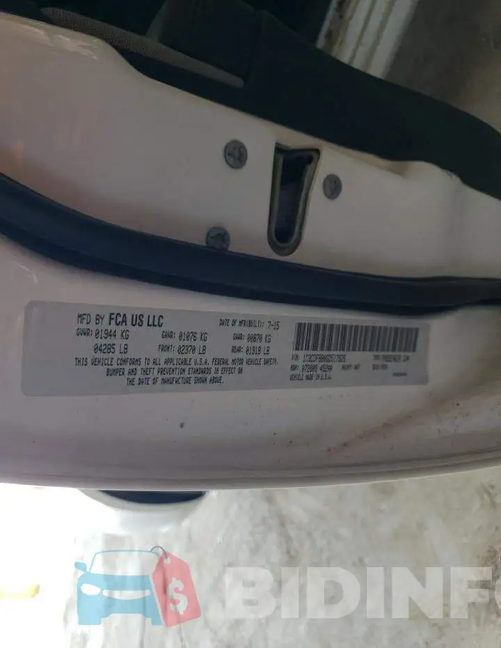 1C3CDFBB0GD517826 Photo# 12