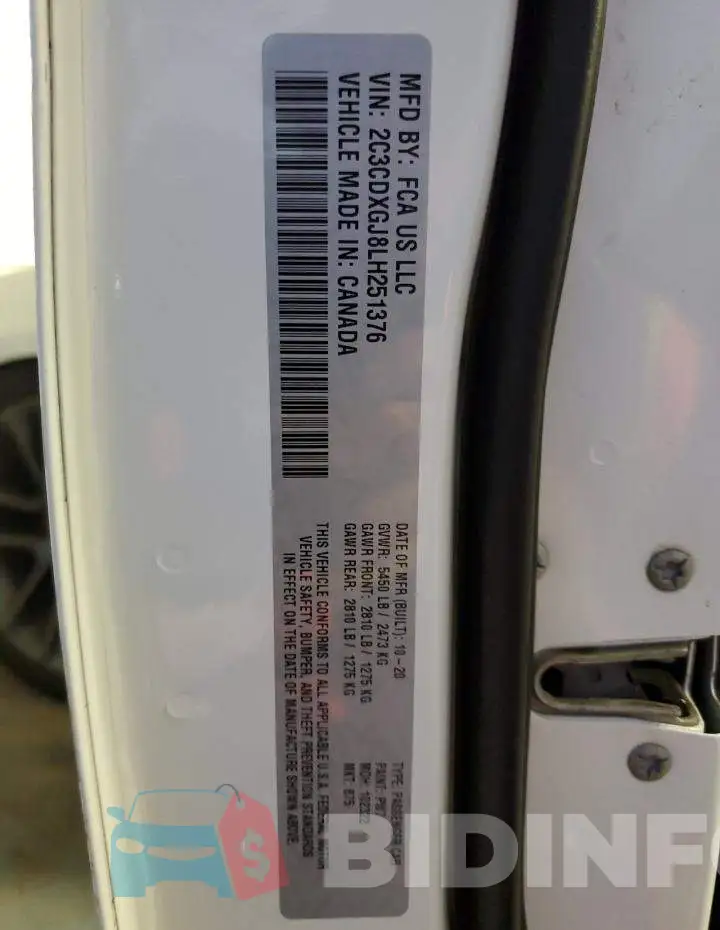 2C3CDXGJ8LH251376 Photo# 13