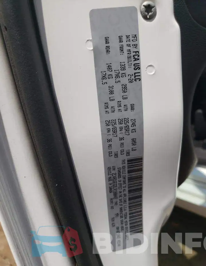 2C4RDGEG3LR188002 Photo# 14