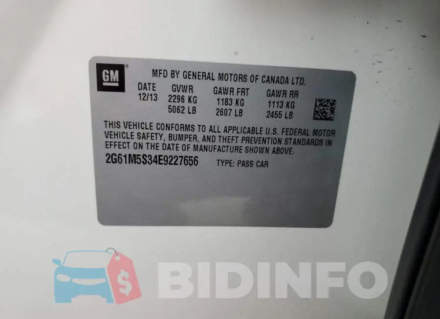 2G61M5S34E9227656 Photo# 12