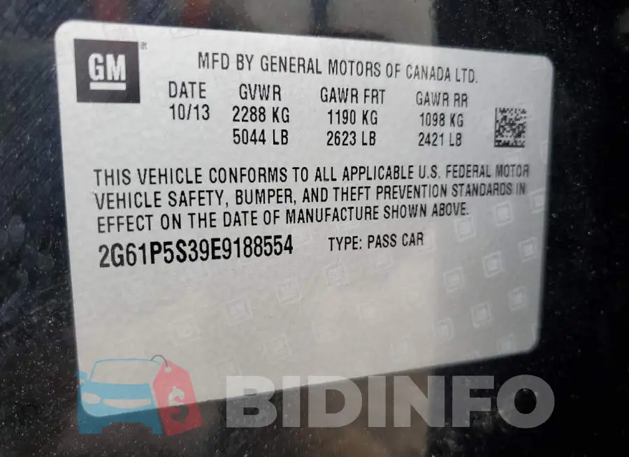 2G61P5S39E9188554 Photo# 13