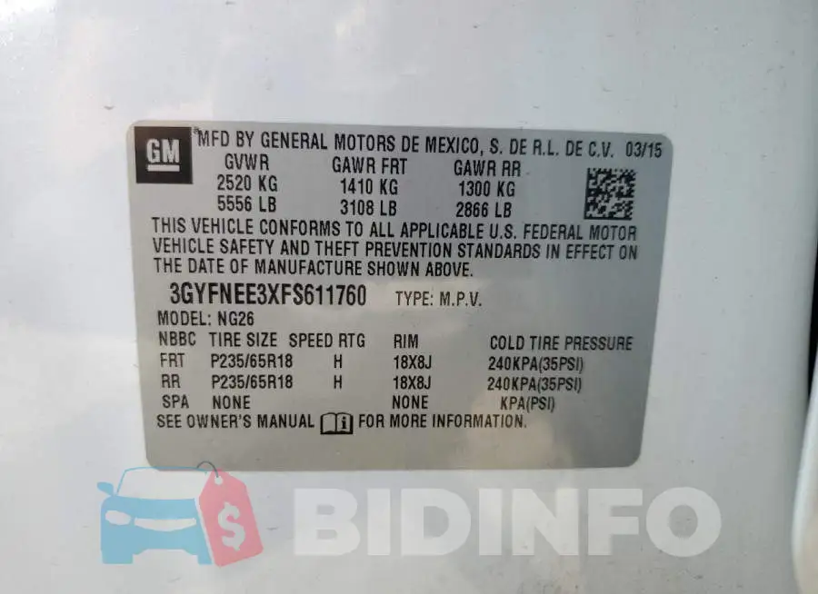 3GYFNEE3XFS611760 Photo# 13