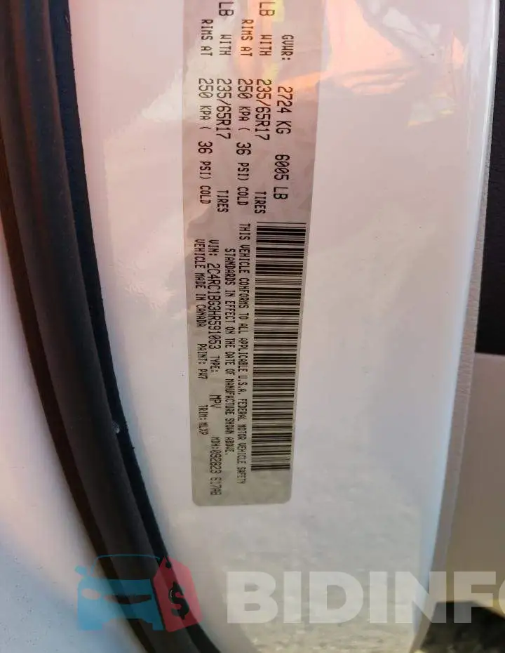 2C4RC1BG3HR591053 Photo# 14