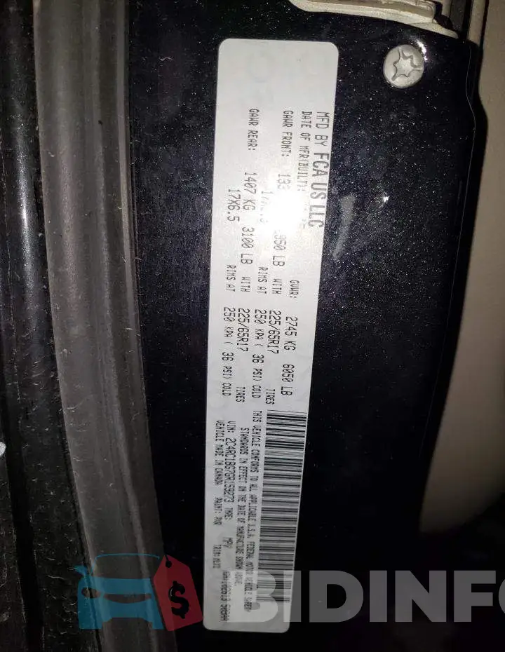 2C4RC1BG7GR159273 Photo# 12
