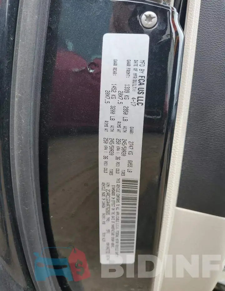 2C4RC1GG4HR762885 Photo# 13