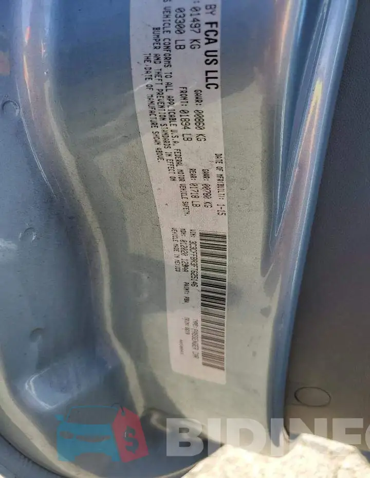 3C3CFFBR3FT625146 Photo# 12