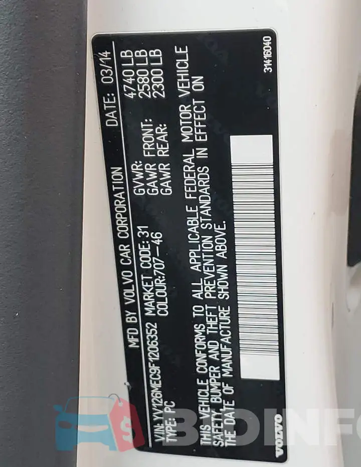 YV126MEC9F1206352 Photo# 12