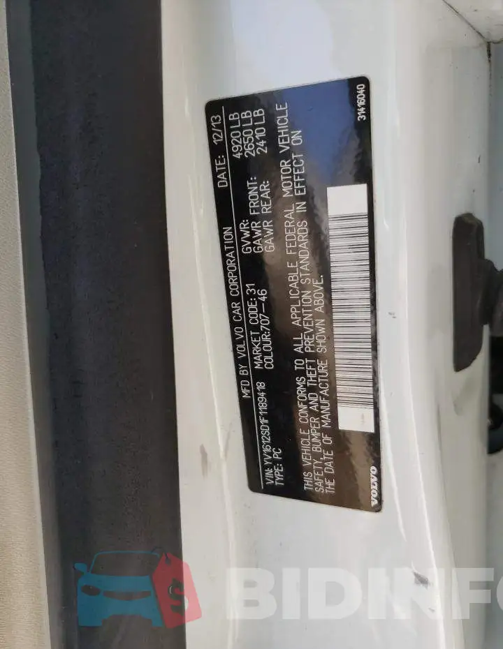 YV1612SD1F1189418 Photo# 14