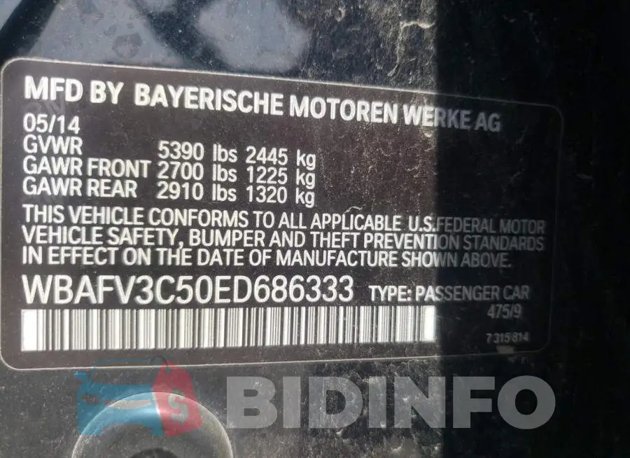 WBAFV3C50ED686333 Photo# 12