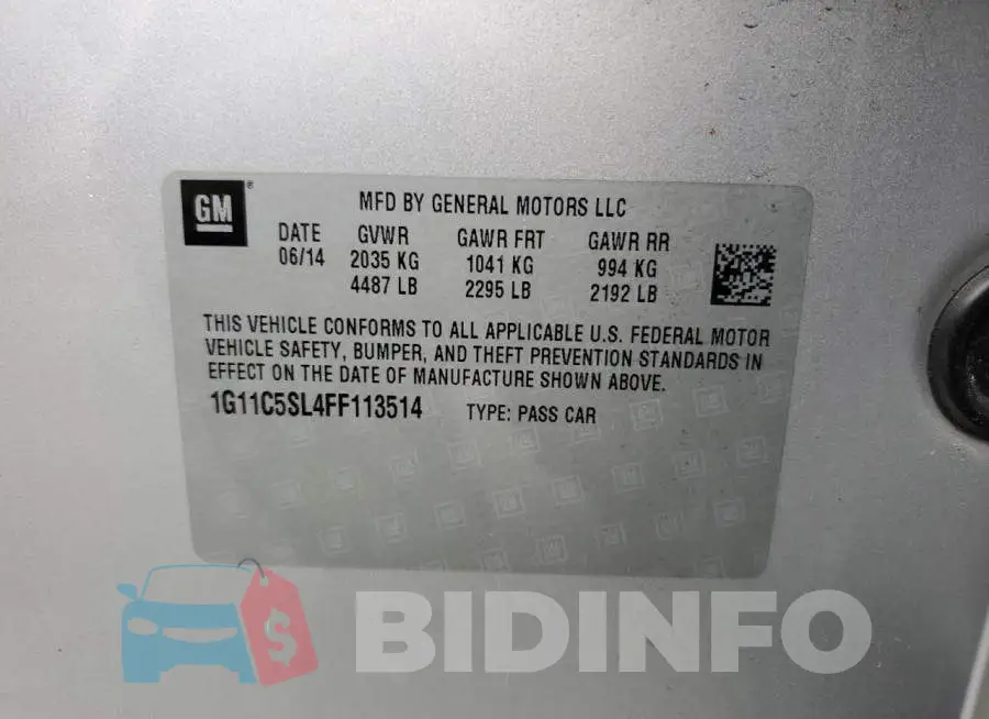 1G11C5SL4FF113514 Photo# 12