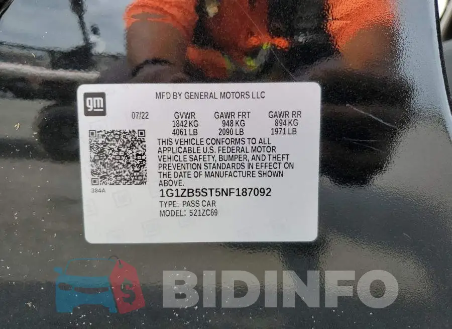1G1ZB5ST5NF187092 Photo# 13