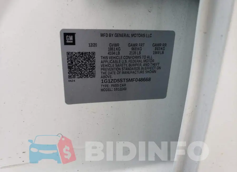 1G1ZD5ST5MF048668 Photo# 13