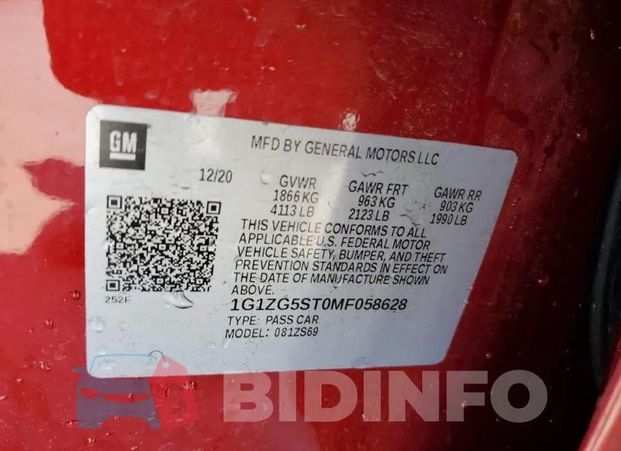 1G1ZG5ST0MF058628 Photo# 12