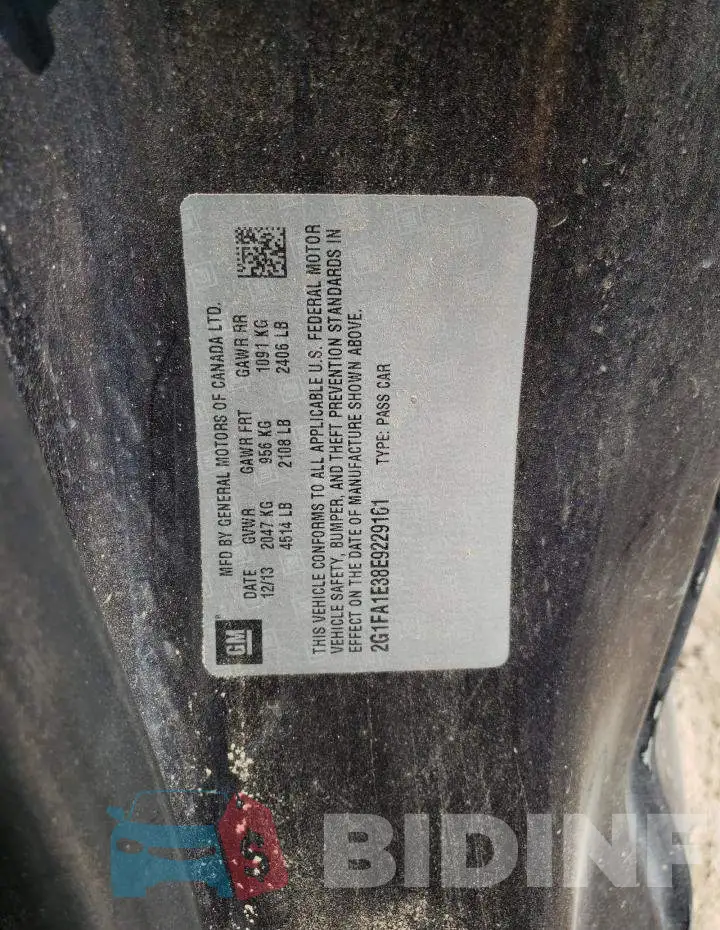 2G1FA1E38E9229161 Photo# 12