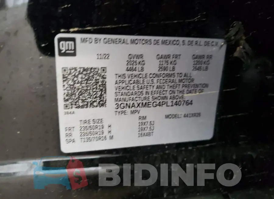 3GNAXMEG4PL140764 Photo# 12