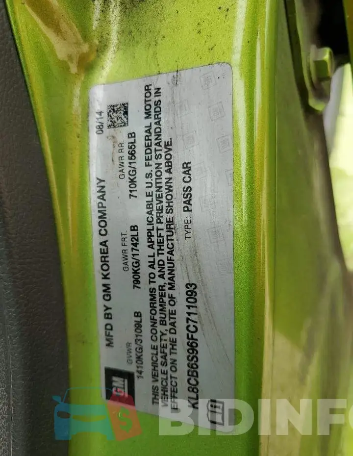 KL8CB6S96FC711093 Photo# 12