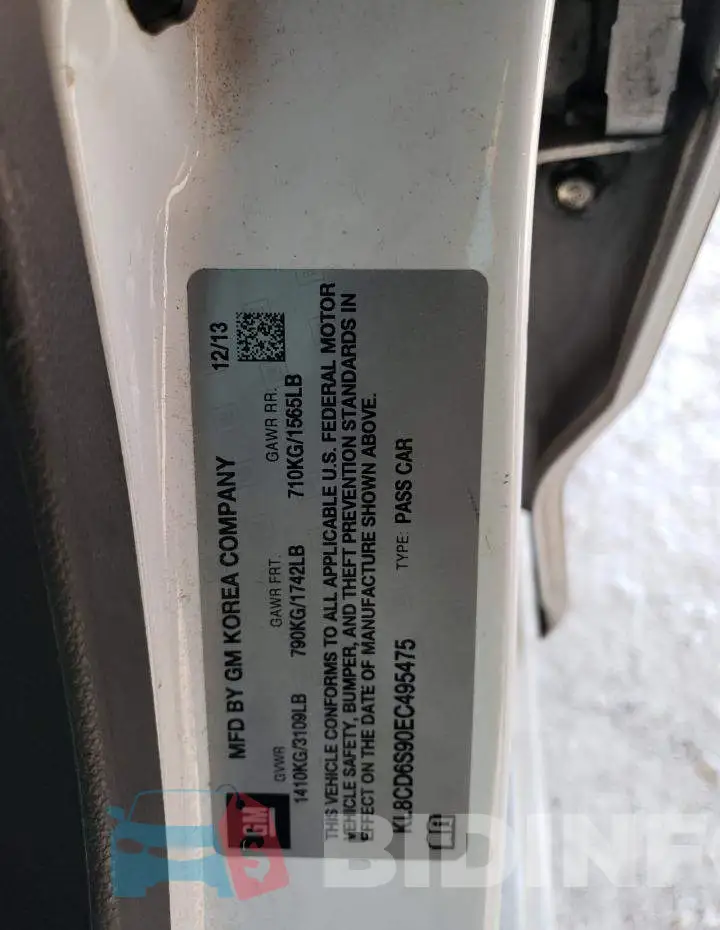 KL8CD6S90EC495475 Photo# 12