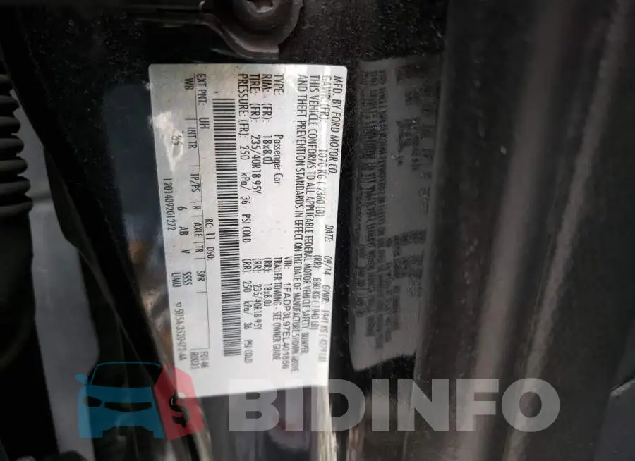 1FADP3L97EL401856 Photo# 12