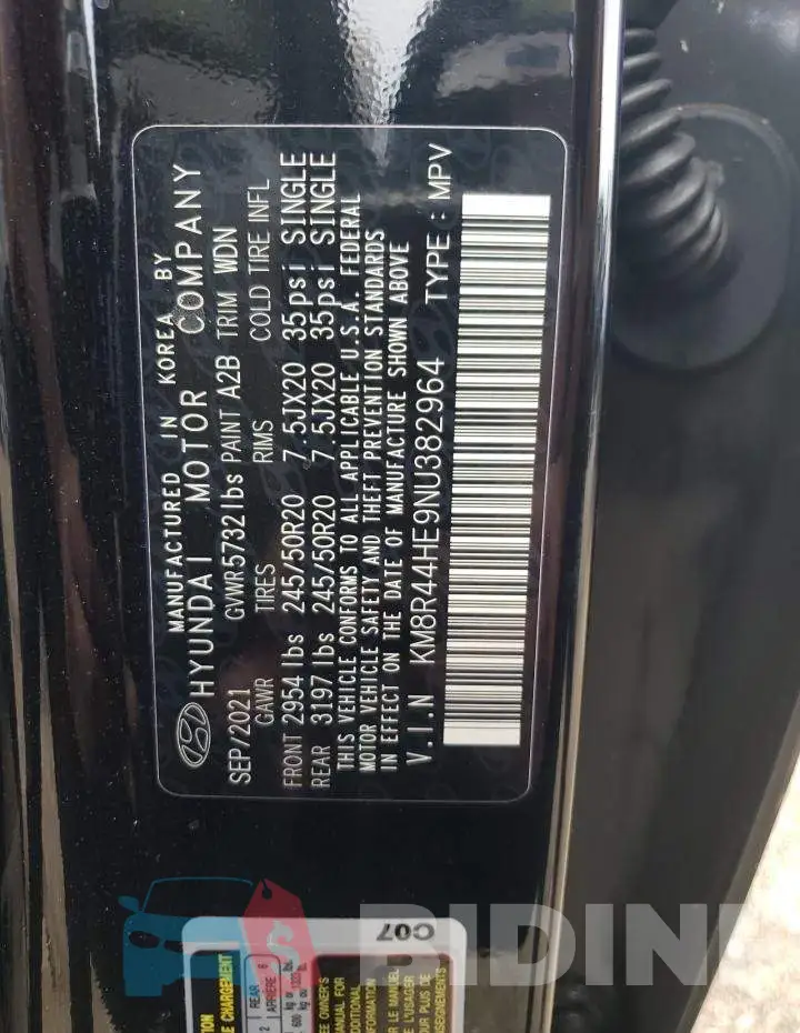 KM8R44HE9NU382964 Photo# 12