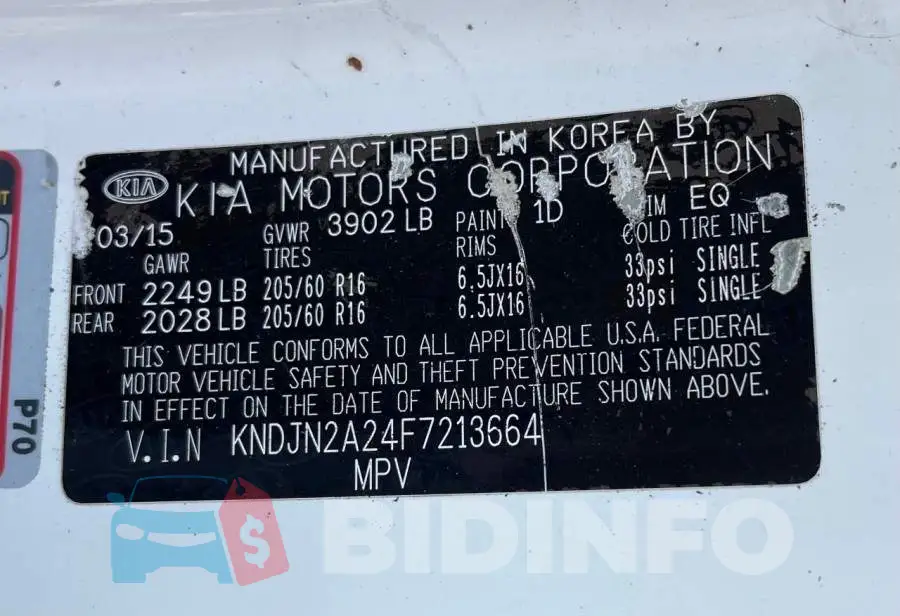 KNDJN2A24F7213664 Photo# 10