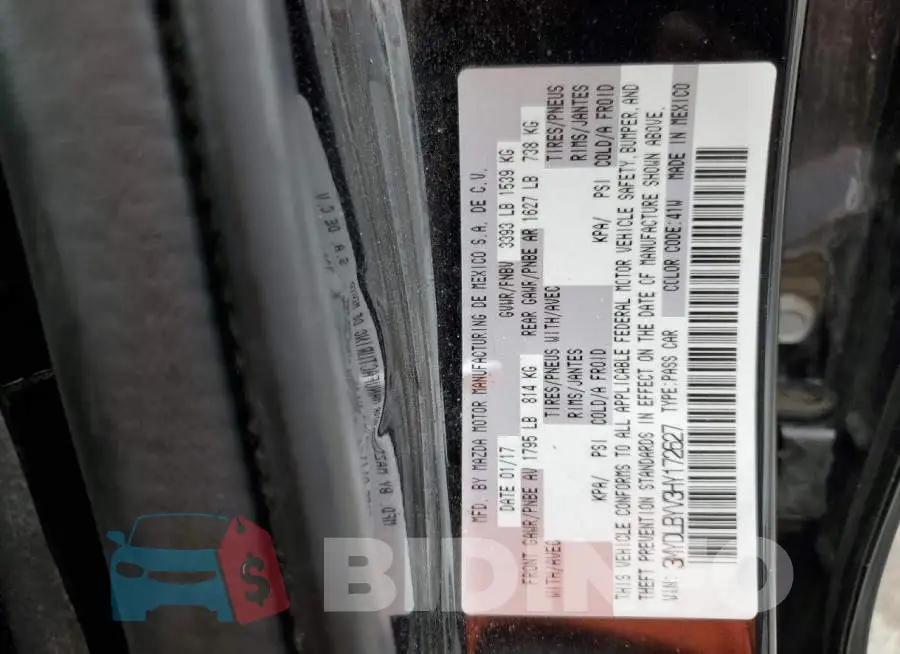 3MYDLBYV3HY172627 Photo# 13