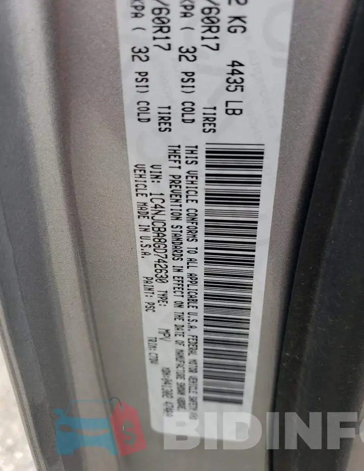 1C4NJCBA8GD742630 Photo# 12